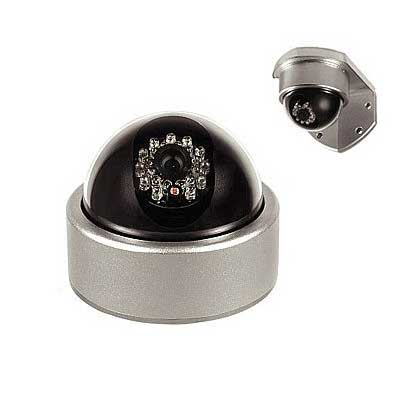 C�mara IP MPEG4 con infrarojos para interiores, recubierta de aleaci�n de aluminio anti v�ndalos, tipo Dome.