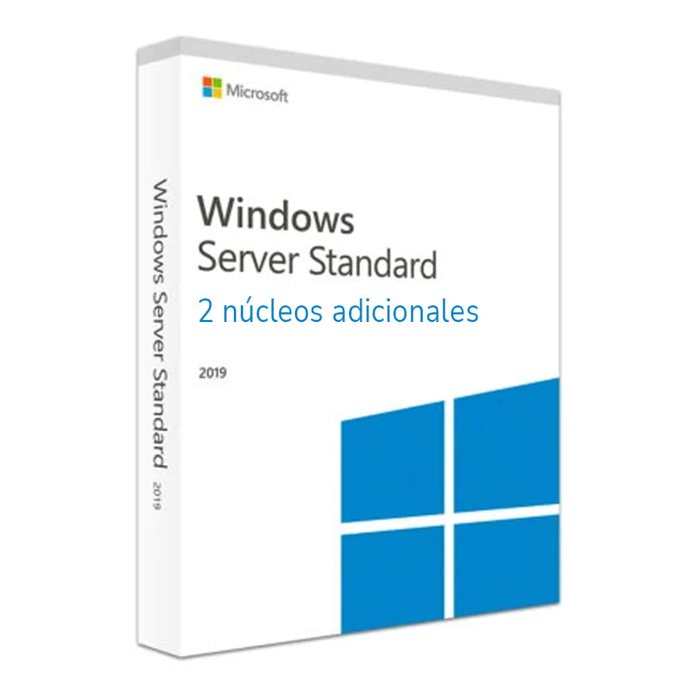 Microsoft Windows Server 2019 Standard - Licencia 2 ncleos adicionales