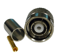 Conector TNC RP Macho para crimpar en cable LLC 200 | Cables y conectores
