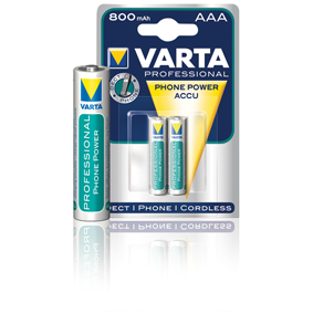 Pila AAA NiMH para teléfonos inalámbricos Varta