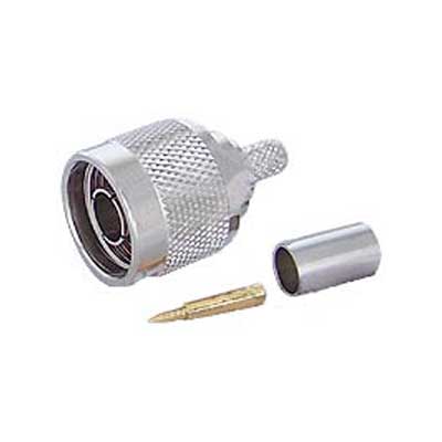 Conector N Macho para crimpar en cable tipo LMR 240