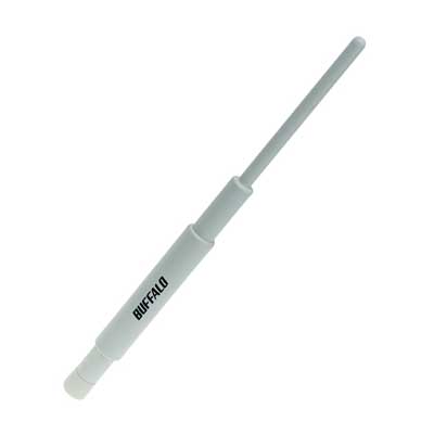 Antena Buffalo de 4dBi omnidireccional con conector SMA macho RP