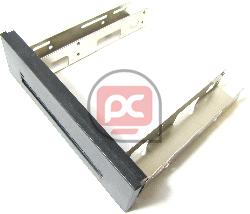 Adaptador 3.5 a 5.25 Frontal Cerrado Negro