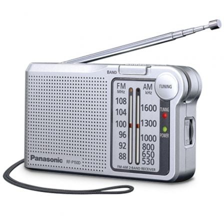 RADIO PORTATIL PANASONIC RF-P150D/ PLATA