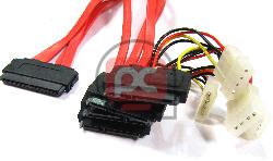 Cable SAS 32p a 4 x SATA 7p+15p (SFF-8484 a 4xSATA-7+15pin) 0.5m