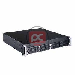 Caja Rack-19 8xHDD (SATA2) a iSCSI (Mini-SAS-36p) (2U)