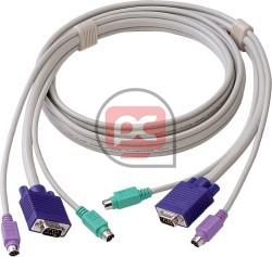 Cable VGA Teclado Rat�n ATX 5m (M/M)