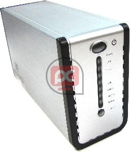 Caja Externa 3.5 1xSATA-HDD a LAN-1GB (2xUSB + TCP/IP)