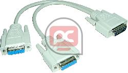 Cable Duplicador JoyStick (DB15M / 2xDB15H)