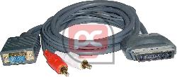 XBox 360: Cable Audio/Video VGA Optico (XBox a 1 HD15 2 RCA)