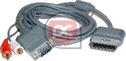 XBox 360: Cable Audio/Video VGA (XBox a 1 HD15 2 RCA)