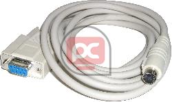 Cable Serie PS2 1.8m (DB9H-MiniDIN6M)
