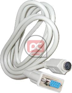 Cable Serie PS2 1.8m (DB9H-MiniDIN6H)