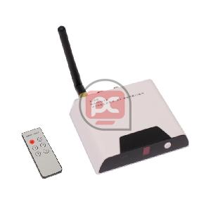 Receptor inal�mbrico de v�deo RF 2,4 GHz de 4 canales LCD con remoto