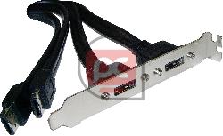 Bracket Puerto eSATA-M/H (2-Port)