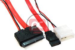 Cable MicroSATA a SATA POWER 7P9P-H 7P4P-H de 50cm 3.3V