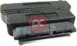 Adaptador MicroSATA 16-pin a cable a SATA 22-pin a placa