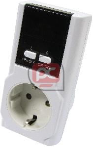 Enchufe por control remoto con luz piloto (kit 1 enchufe)