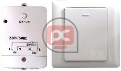 Receptor por control remoto b�sico (kit 1 receptor y 1 interruptor)