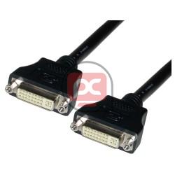 Cable DVI-I hembra a DVI-I hembra de 1,8 m