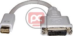 Adaptador miniDVI macho a DVI-D hembra