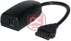 Conversor DC-Hembra a MOLEX 4-pin hembra (5/12V)