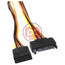 Cable de alimentaci�n SATA de 15-pin macho/hembra de 150 cm