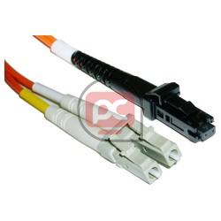 Cable de fibra �ptica LC a MTRJ multimodo duplex 62.5/125 de 3 m