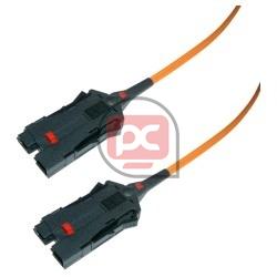 Cable de fibra �ptica FDDI a FDDI multimodo duplex 62.5/125 de 50 cm