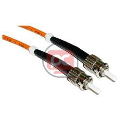 Cable de fibra �ptica ST a ST multimodo simplex 62.5/125 de 50 cm