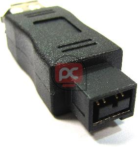 Adaptador FireWire 800 IEEE 1394b (9-Macho a 6-Hembra) Tipo 1