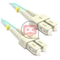 Cable OM3 de fibra �ptica SC a SC multimodo duplex 50/125 de 25m