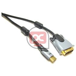 Super cable HDMI de tipo HDMI-A macho a DVI-D macho de 20 m