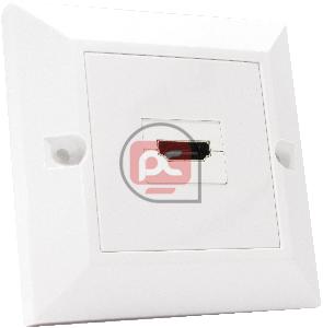Caja de pared canaleta 80x80 1xHDMI-H