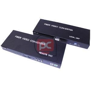 Extensor KVM de DVI, audio, USB y PS2 por fibra �ptica MM LC (300 m)