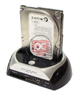 Docking Station SATA Communicator C1 con eSATA, USB, hub y slot