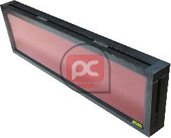 R�tulo electr�nico de LEDs DisplayMatic de 160x32 rojo intenso