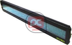 R�tulo electr�nico de LEDs DisplayMatic de 120x7 LED azul
