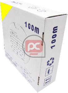 Bobina Cable UTP Cat.6 23AWG R�gido Amarillo (100m)