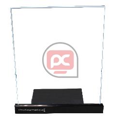 Pizarra de LED de DisplayMatic de 45 x 35 cm transparente sin marco