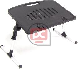 Mesa de pl�stico para port�til de color negro
