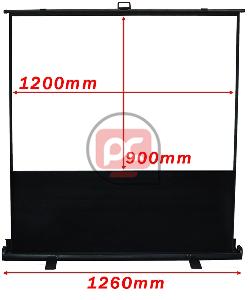 Pantalla de proyecci�n 4:3 DisplayMATIC port�til de 60