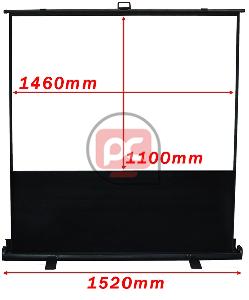 Pantalla de proyecci�n 4:3 DisplayMATIC port�til de 72