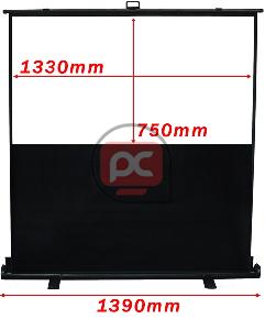 Pantalla de proyecci�n 16:9 DisplayMATIC port�til de 60