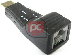 Adaptador USB 2.0 a Ethernet 10/100 Mbps