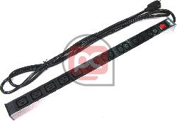 RackMatic: Regleta Rack 19 10xC13 5xC19 Interruptor