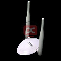 Adaptador WIFI USB 2.0 de 300 Mbps 802.11-n/b/g con antena 5dBi 2T2R