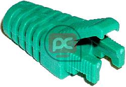 Cubierta de goma para conector UTP RJ45 Cat.6 (Verde)