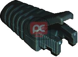 Cubierta de goma para conector UTP RJ45 Cat.6 (Negro)
