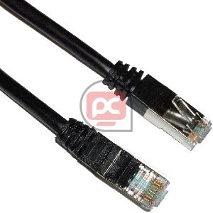 Cable FTP Cat.5e Negro (25cm)